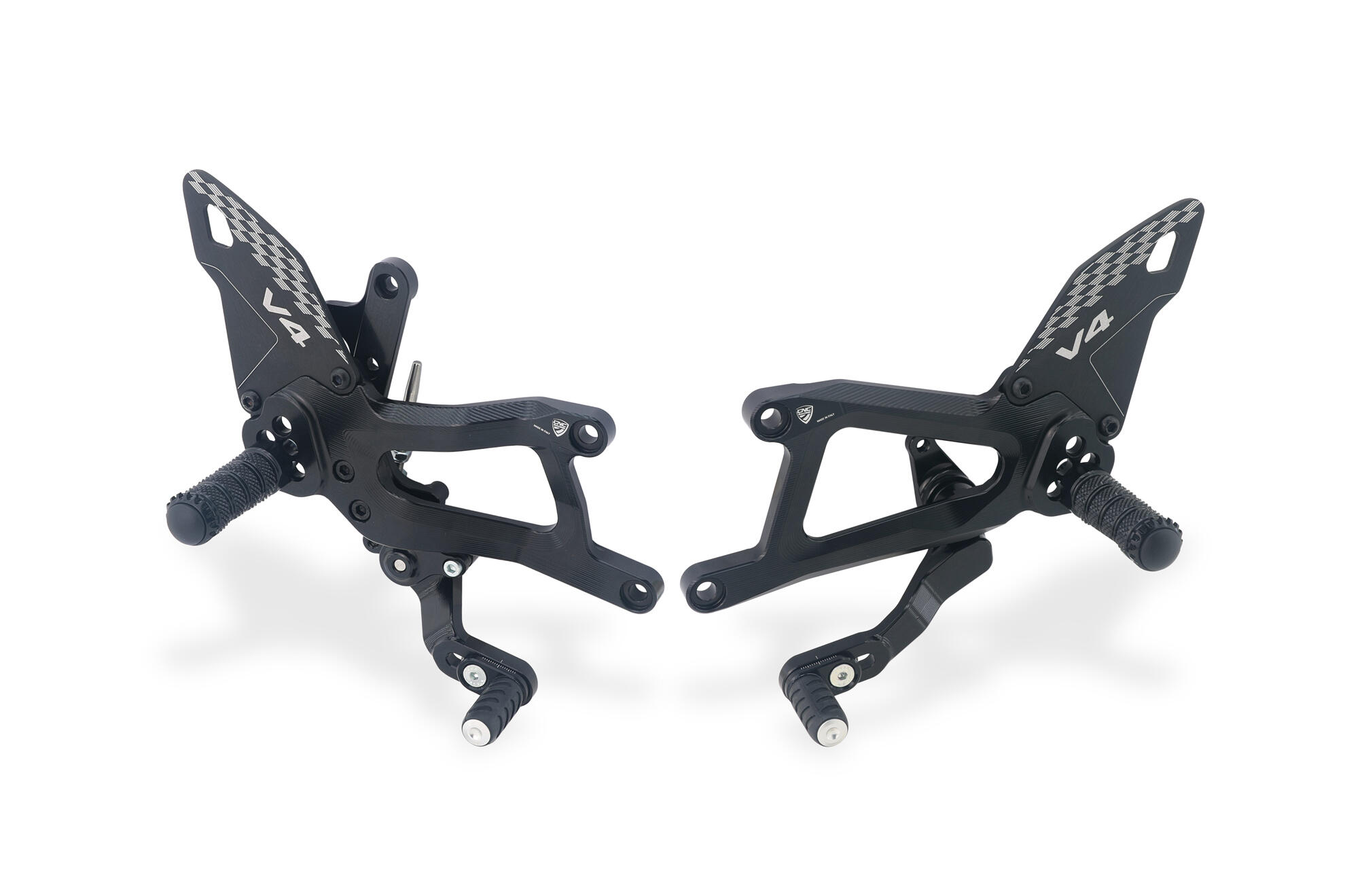 CNC Racing Adjustable Rearset "EASY" for the Ducati Panigale V4 / S (2025+) CNC Racing Adjustable Rearset "EASY" for the Ducati Panigale V4 / S (2025+)